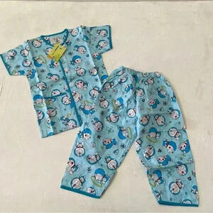 Doraemon Kids Toddler Pajamas NWT